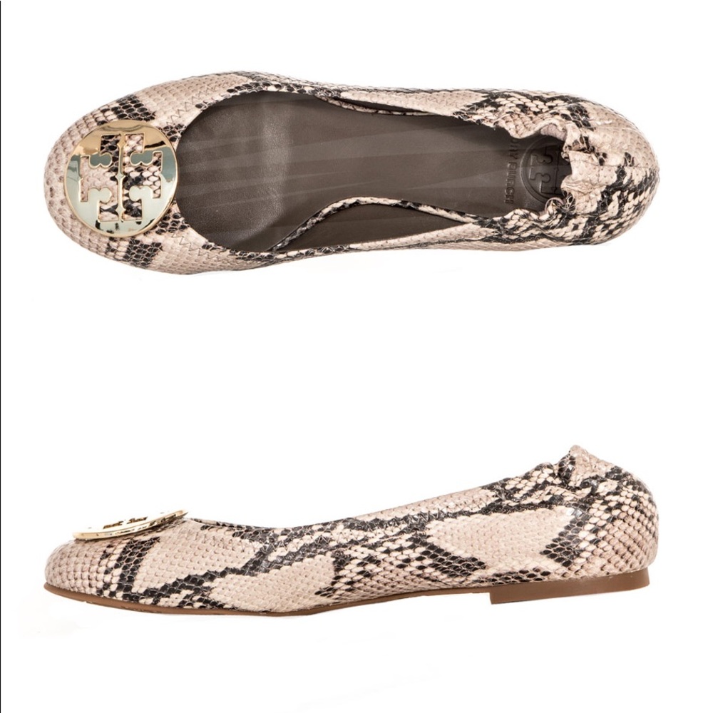 Tory Burch Snake Print Ballerina flats